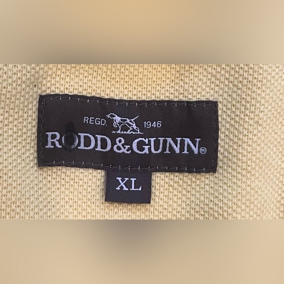 Rodd & Gunn Yellow Polo size XL - Picture 7 of 8